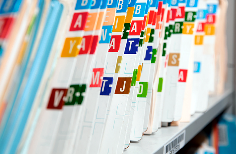 Active file (loose file/open file) storage is the perfect solution if you need a complete audit trail of individual files. It is ideal for Hospitals and Law Firms that require high frequency and fast turnaround file retrievals.