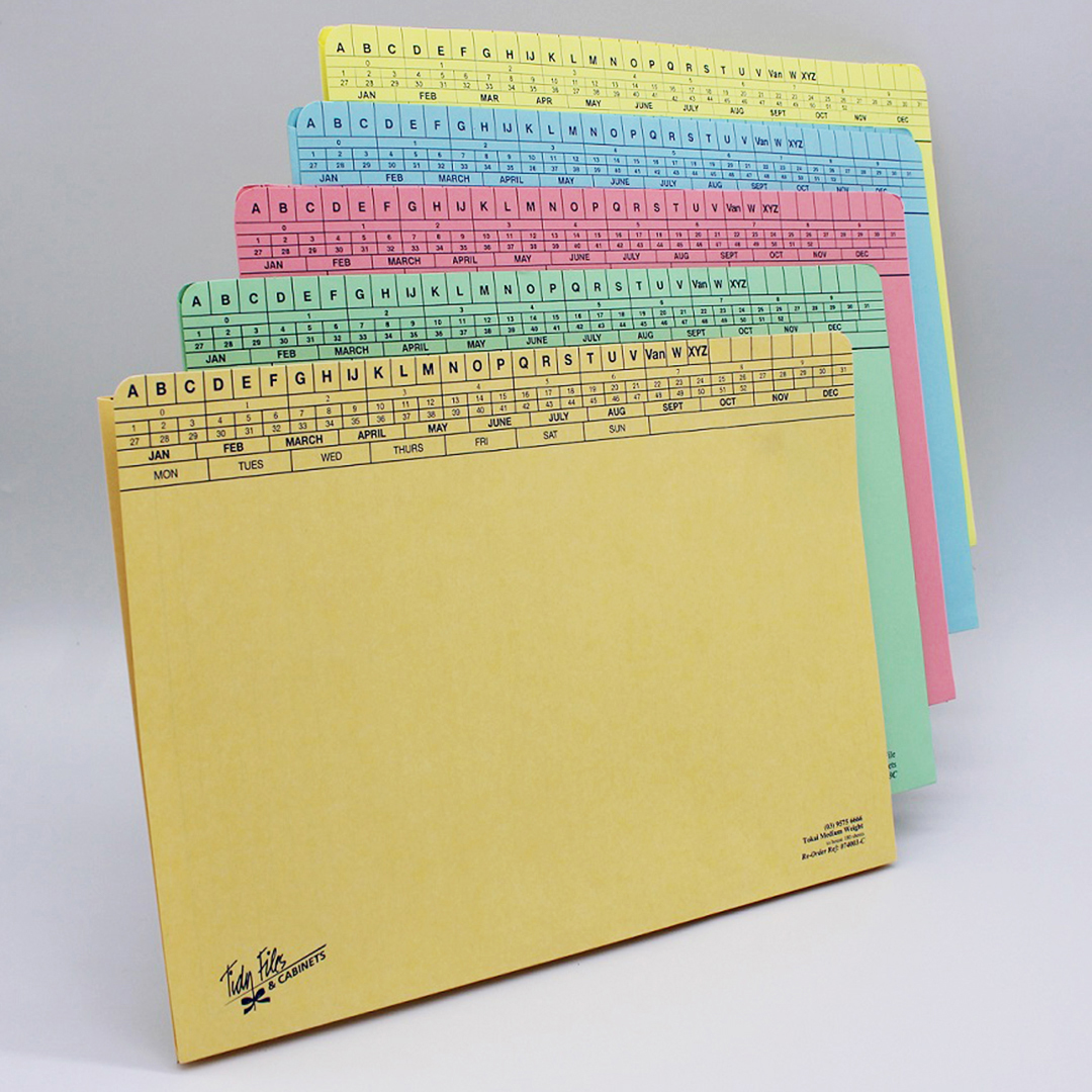 Tidy Files - Medium Weight Document Folders - TF074003-C