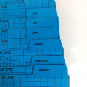 Tidy Files Pre-Printed Tab Dividers (January - December)