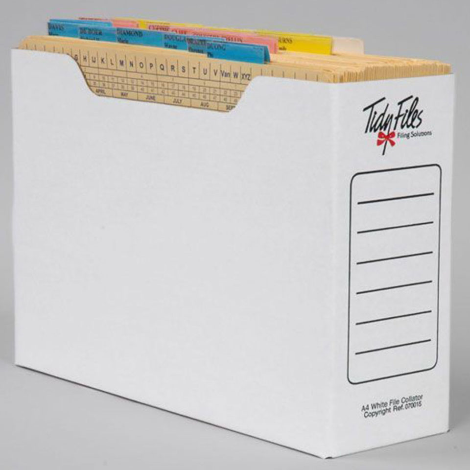 Tidy Files White File Storage Containers TF07005C