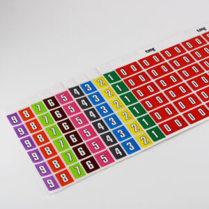 Numeric Labels Mini Size - 0-9