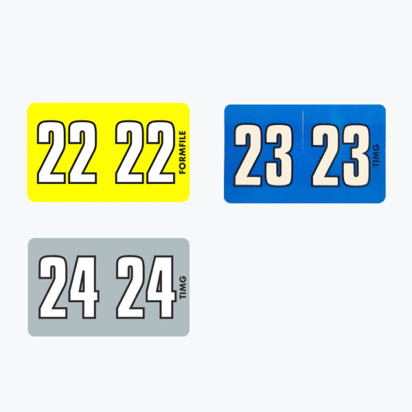 TIMG Formfile Year Labels 2022, 2023, 2024 Filing Standard Size