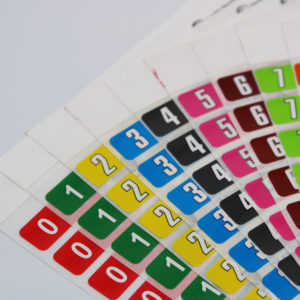 Numeric Label Mini Size - 0-9