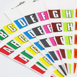 Alpha Labels Standard Size - Letters A-Z