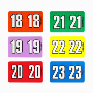 Year Label Standard Size 2018-2023