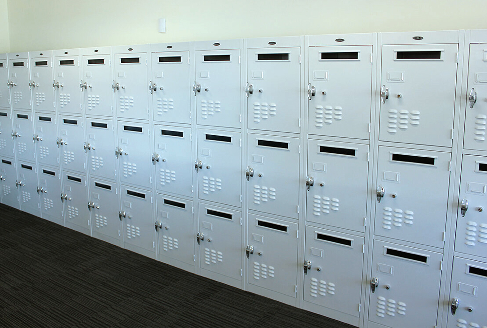 Steelco Steel lockers are available in various heights, widths, configurations and can be customised with different colours and perforations.