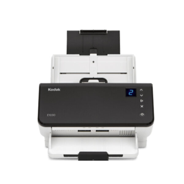 TIMG Kodak E1030 Scanner. Official reseller. Cheapest Price. Compact A4, duplex, desktop scanner • automatic feeding of up to 30 ppm at 200 and 300dpi • USB 2.0 interface (USB 3 Compatible) • up to 80 sheet ADF • Supports Long Document Mode up to 3m • Kodak Perfect Page Image Processing via Host PC • Smart Touch fast and simple way to scan documents (PDF, Searchable PDF, TIFF, JPEG, etc. to a local/network folder, FTP, email, print, Cloud and applications including MS SharePoint. Australia wide including Sydney, Melbourne, Brisbane, Canberra, Hobart, Adelaide, Darwin and Perth.