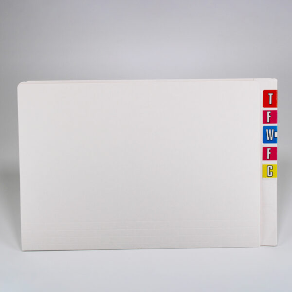 Tidy Files Foolscap White File Cover with fitted CLFF Clip. TFWFCCLFF. For Sale. Australia-wide delivery. Formfile File Covers, File Covers, Premium File Covers, Document Folders, Files, TFWFCCLFF, Office File, Corporate File, School File, Lateral File, Vertical File, White File Cover, File with clips, Tidyfiles, Plain File. 326gsm, Sleek White design, Double glued grabflap, Dimensions: D368mm x H240mm, Expansion of 40mm, Comes fitted with the CLFF FileFast EasyClips, 100 per box. The TFWFCCLFF has the dimensions of 368 depth and 240mm height. The TFWFCCLFF file cover also opens up to an expansion of 40mm making it one of TIMG’s most perfect file folders for holding extensive amounts of documents.