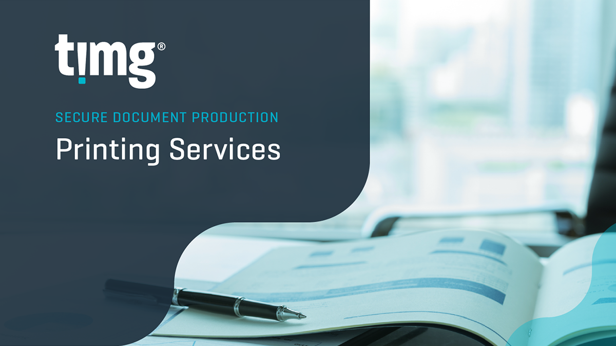 Printing Services TIMG - Australia wide - Secure & Compliant