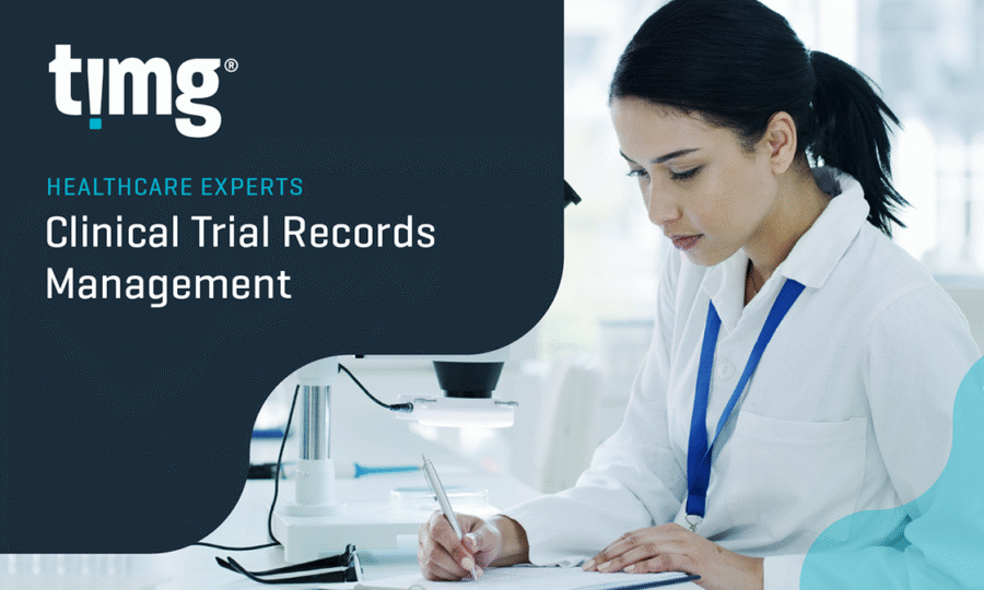 Clinical trial records management solutions for secure storage, digitisation and retention of clinical research documentation